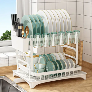 2 layer carbon coated dish rack