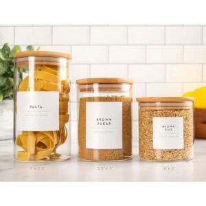 Large Capacity Glass Storage Containers