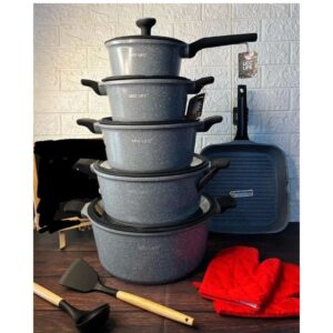 16pcs UCC LIFE Cookware Set