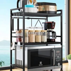 2 tier Adjustable microwave stand