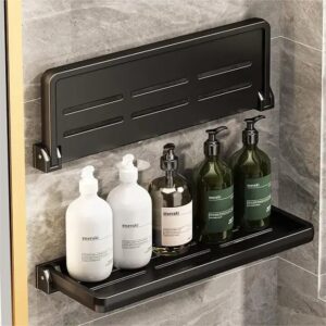 2pcs Foldable Metallic Rectangular Multi-purpose Floating shelf