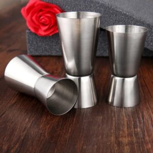 15-30ml Double Stainless Steel Tot Measure