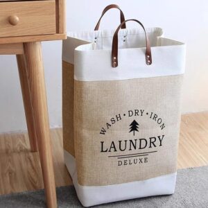 Foldable laundry deluxe basket