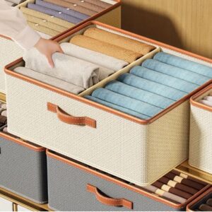 Versatile Foldable double compartment closet organizer 