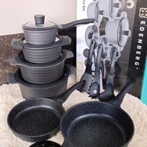 15pcs Edenberg Cookware Set