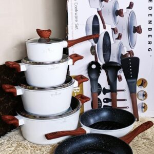 15pcs Edenberg Cookware Set