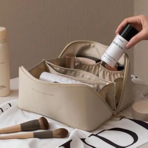 Pu leather cosmetic storage bags