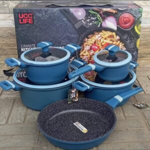 9pcs Granite cookware