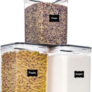 Airtight food storage organiser for kitchen & pantry organisation 