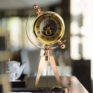 European tripod stand Roman Desk Cloc
