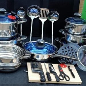 30-piece Marwa stainless cookware set
