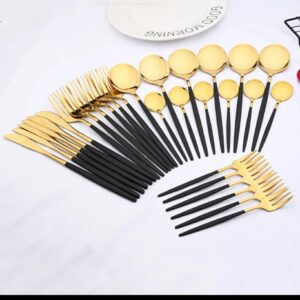 24pcs Luxury cutlery set stainless steel