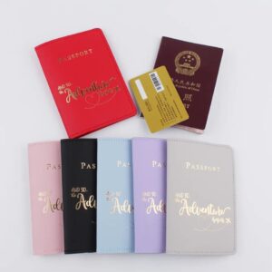 High quality trendy PU leather passport cover/holder*