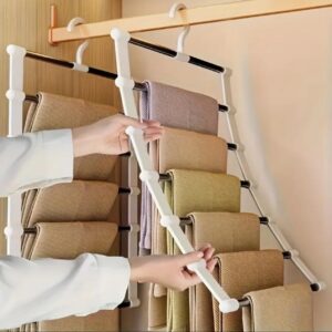 6 layer aluminum tube trouser hanger/Pants hanger 