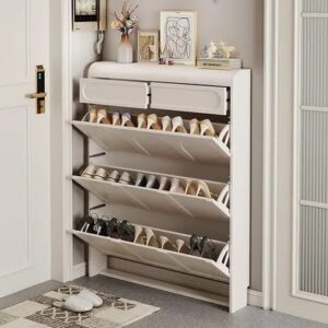 Ultra -Slim Bucket flip shoe cabinet 