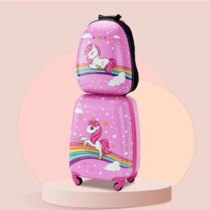 Cartoon themed kids trolley bags