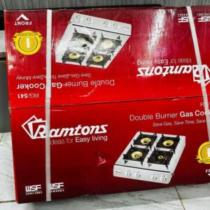 RAMTONS GAS COOKER 4 BURNER STAINLESS STEEL