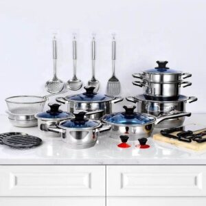 30-piece Marwa stainless cookware set