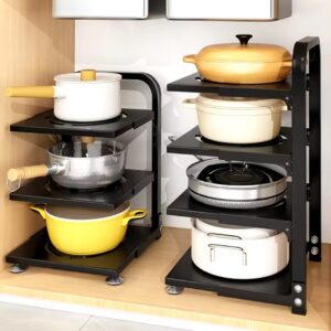 Kitchen adjustable storage rack 