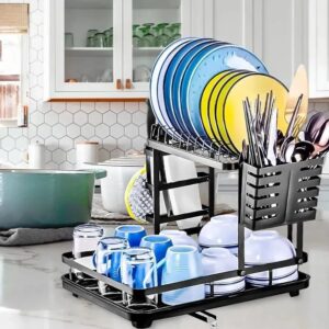 New Advanced 3-Layer Dish Rack