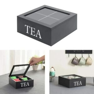 9 Grid Tea Bags Organizer Box