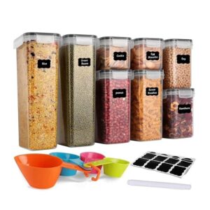 8pcs Food/Pantry Storage Containers
