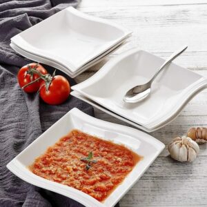 6pc Ceramic Soup Plates Set