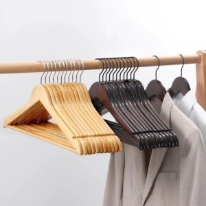 10pcs Wooden Clothes Hangers